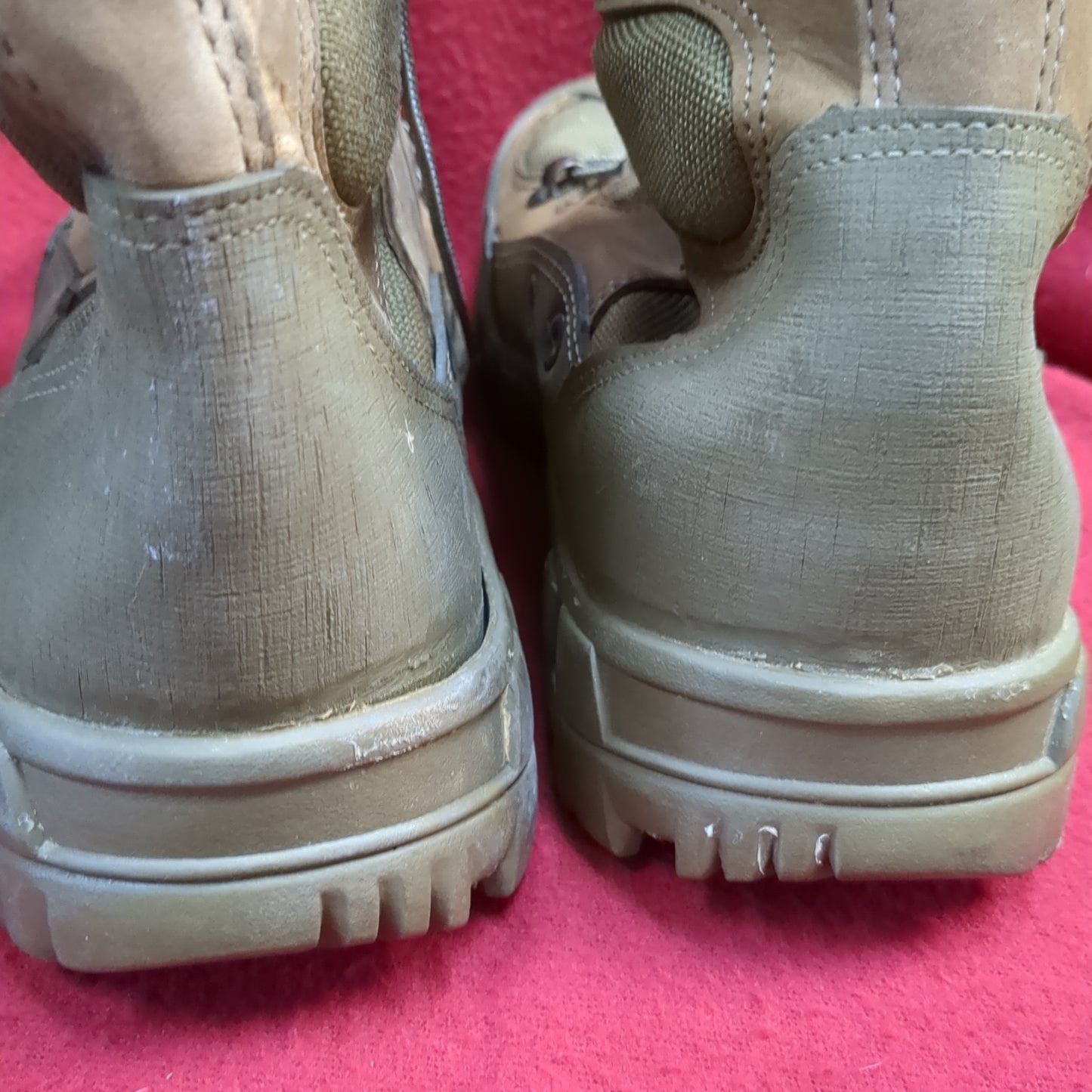 Wellco brown military hiking combat boots size 8.5 used (FA20-enu25)