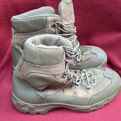 Wellco brown military hiking combat boots size 8.5 used (FA20-enu25)