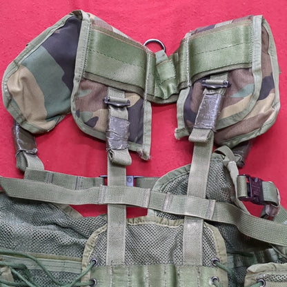 Tactical load bearing medic vest TLBV woodland used (LB4-EB06-enu49)