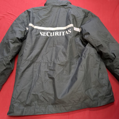 Security Jacket 2X-Large XXL Blue/Gray Cold Weather Reflective used (gtt-enu50)
