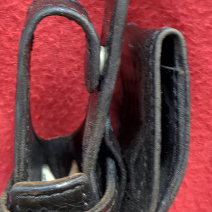 Don hume h746 sh no. 43-4 1/4 black leather holster Used (31cr- ca6-enu53)