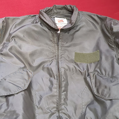 Vintage us air force flyer's men's summer type cwu-36/p bomber jacket large used (aa10-enu59)