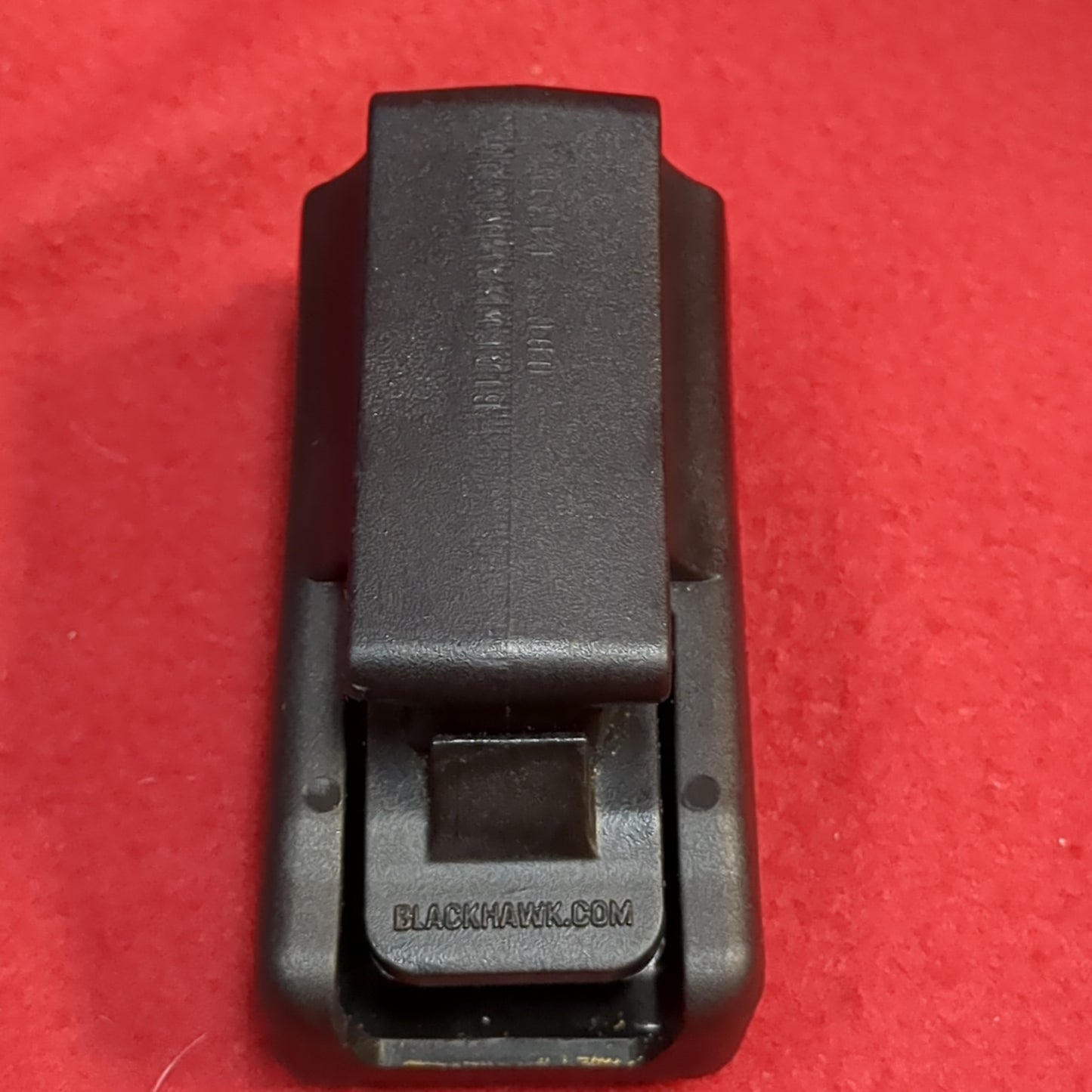 Blackhawk single quick draw mag holder single stack 9mm used (FB17-enu68)
