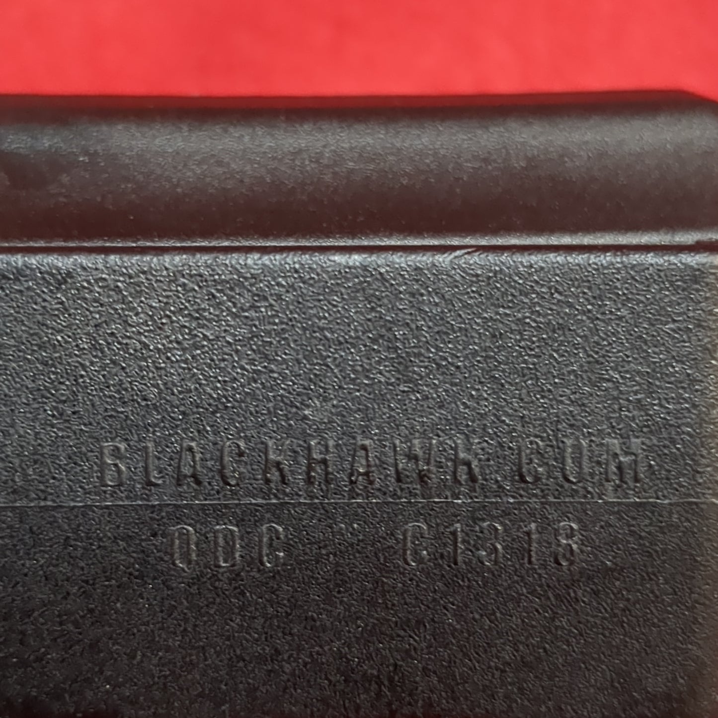 Blackhawk single quick draw mag holder single stack 9mm used (FB17-enu68)
