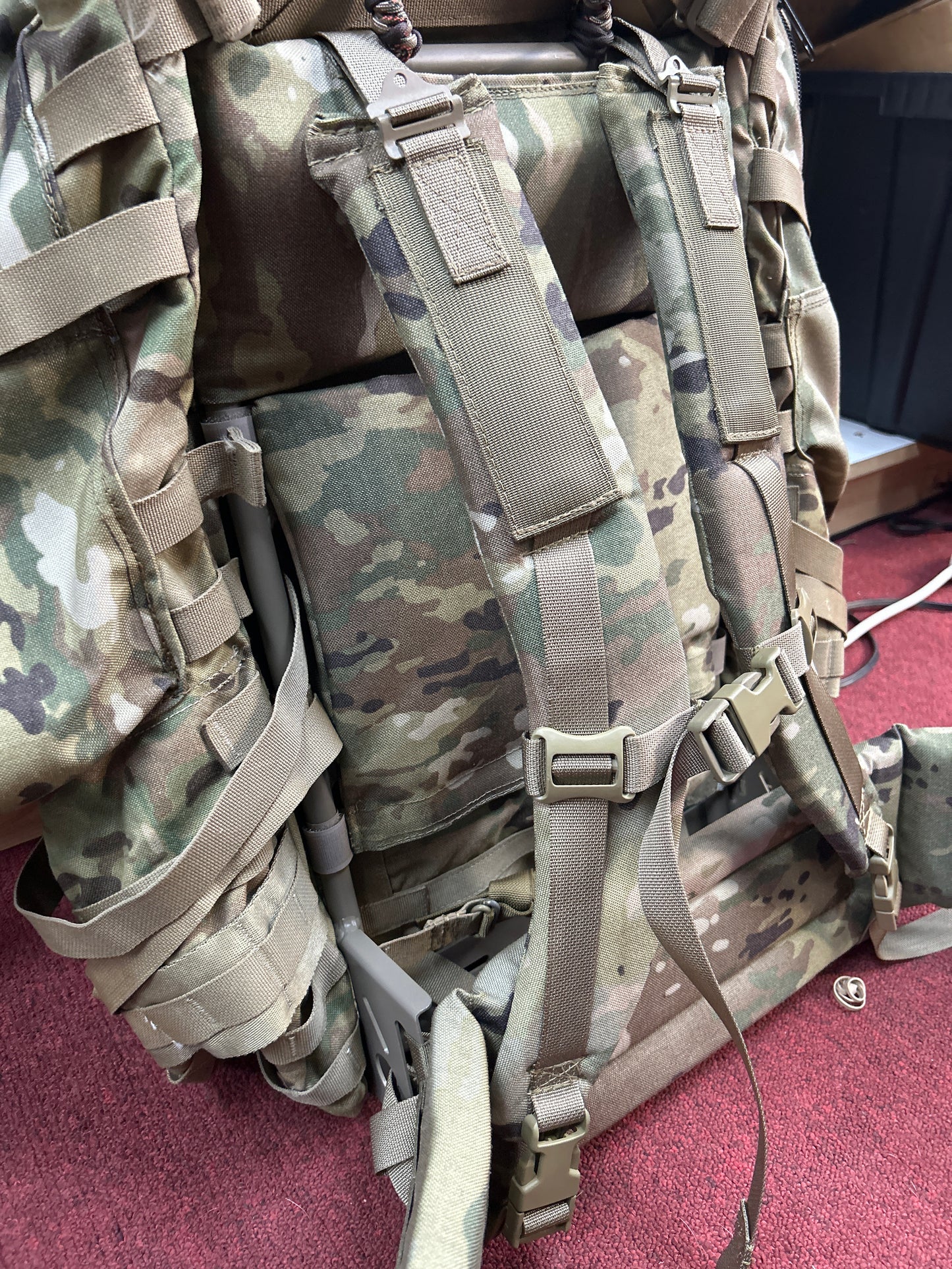 CUSTOM Molle Conversion Large Molle II Ruck Malice Pack T-3 Frame, Shoulder Kidney COMPLETE LC-3 (lc3)