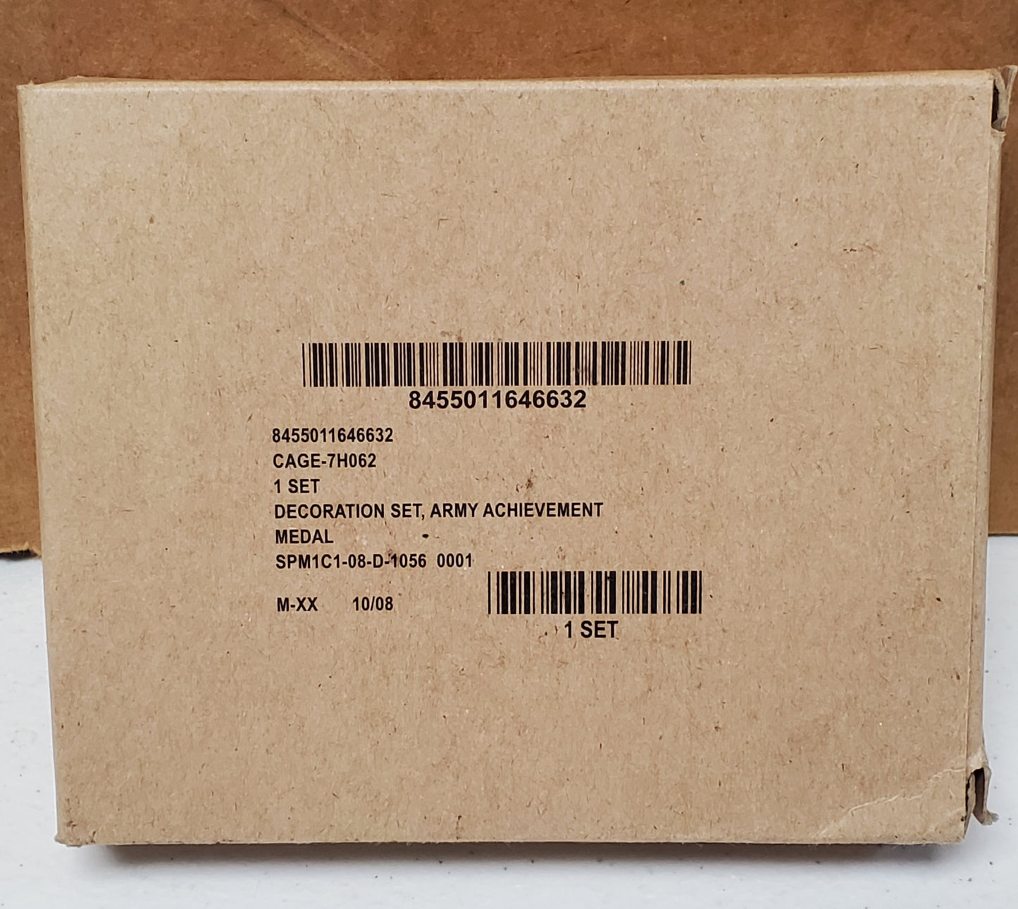 NOS VINTAGE US Army ACHIEVEMENT Medal Ribbon Lapel Pin BOX SET (7170a-6633a)