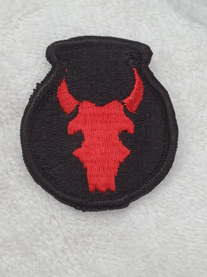 US Army 34th Infantry Division Red Bull Color Sew On Patch (bu08)