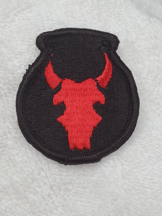 US Army 34th Infantry Division Red Bull Color Sew On Patch (bu08)