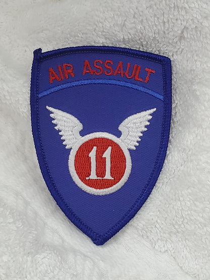 US Army 11th Air Assault Division Patch Sew on Patch Color (bu08-11AA)