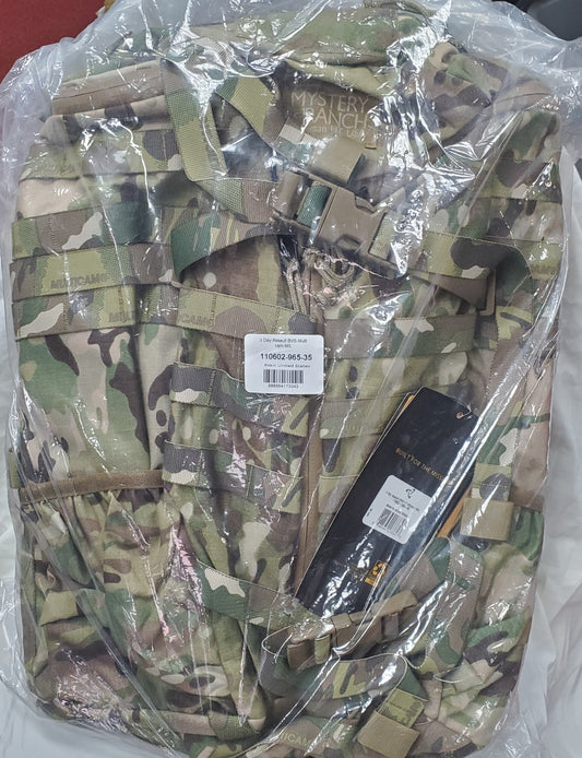 NEW* Mystery Ranch 3 Day Assault BVS Pack Backpack Multicam OCP (ced01)
