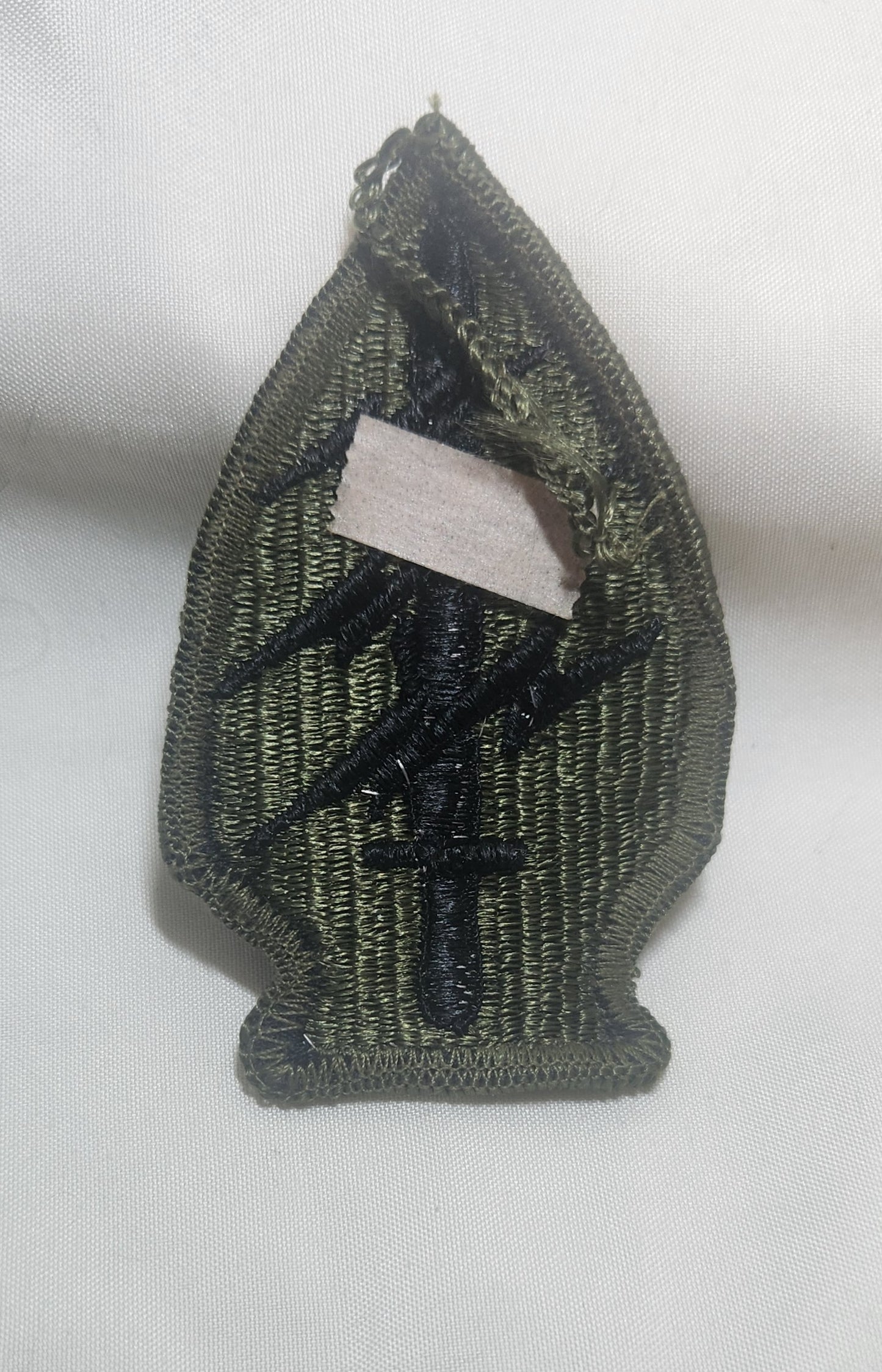 US Army Special Forces Group Patch Sew on Patch Subdued OD Black (WSA08-SF)