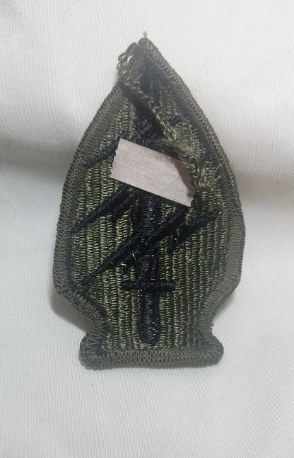 US Army Special Forces Group Patch Sew on Patch Subdued OD Black (WSA08-SF)