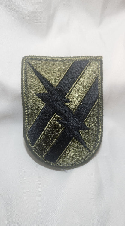 US Army 48th Infantry Brigade Patch Sew on Patch Subdued OD Black (WSA08-48th)