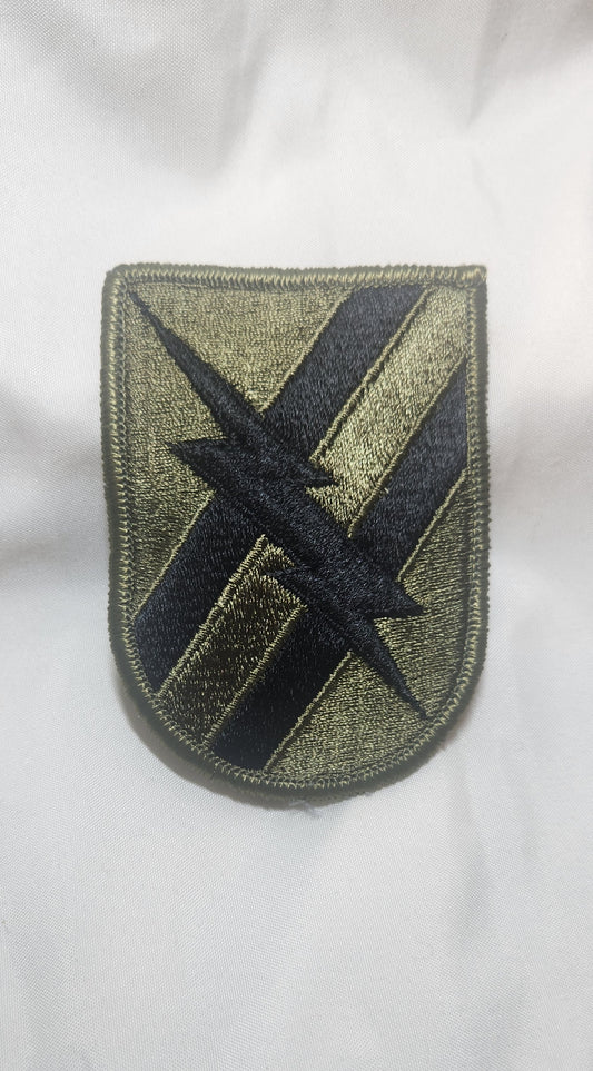 US Army 48th Infantry Brigade Patch Sew on Patch Subdued OD Black (WSA08-48th)