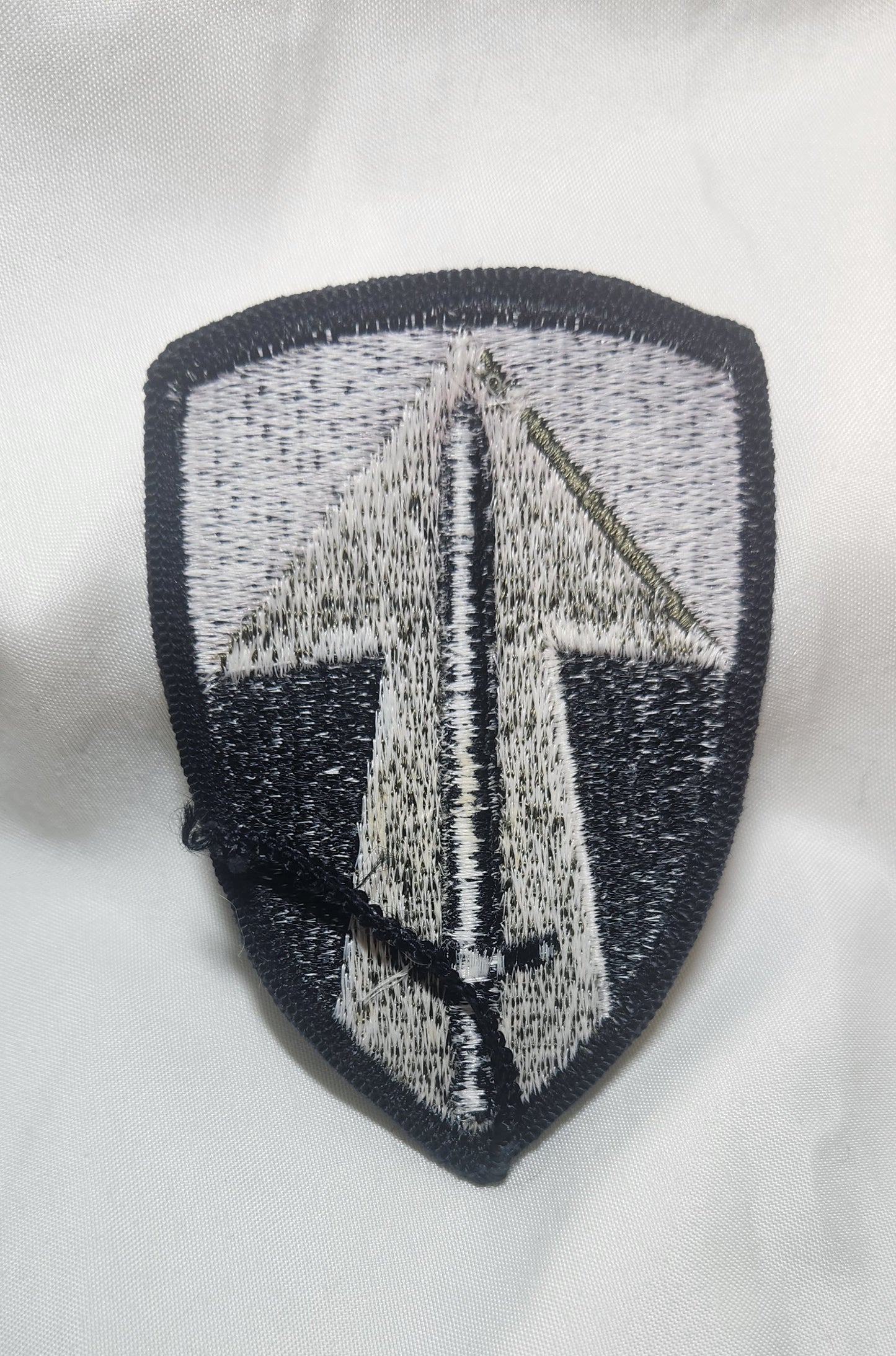 US Army 2nd Field Forces  Patch Sew on Patch Subdued OD Black (WSA08-2nd)