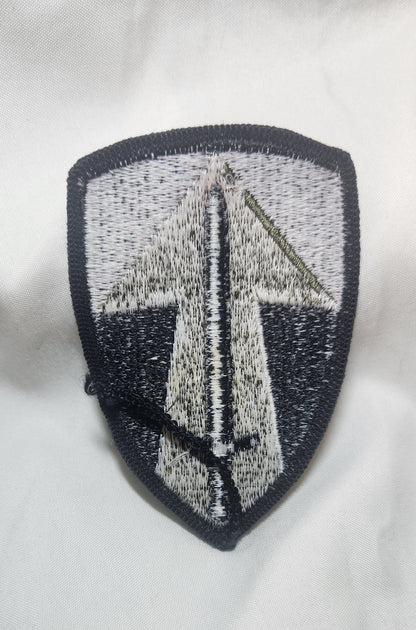 US Army 2nd Field Forces  Patch Sew on Patch Subdued OD Black (WSA08-2nd)
