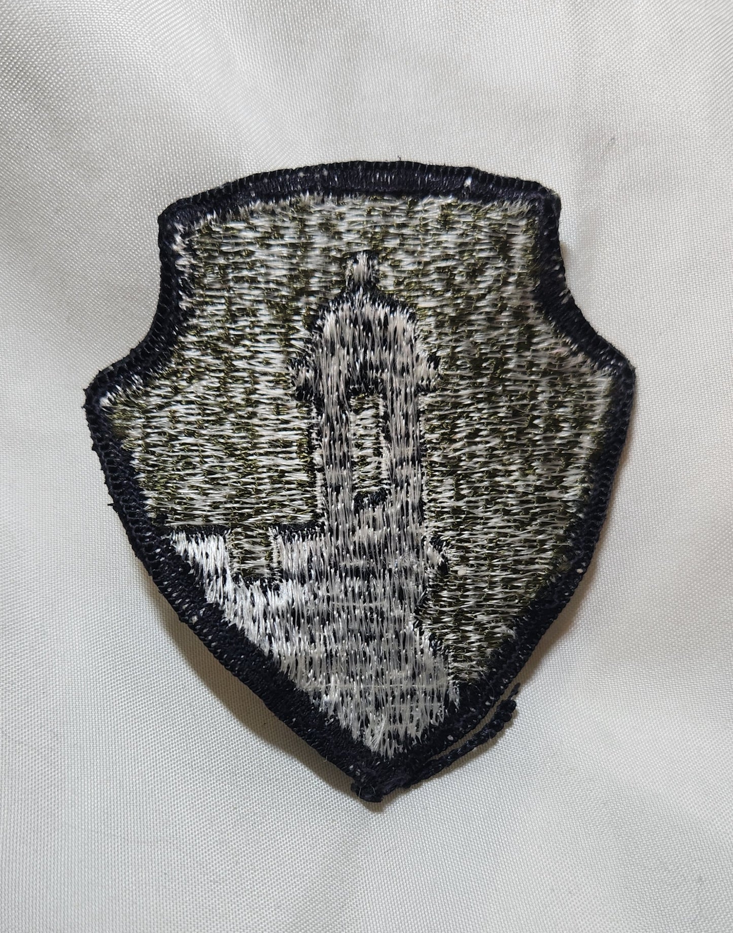 US Army 1st Mission Support Command Patch Sew on Patch Subdued OD Black (WSA08-1st)