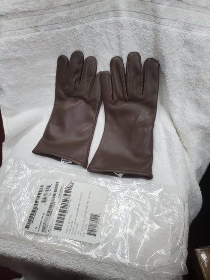 LARGE US Army AGSU Brown Dress Gloves (cb02-25feb03)