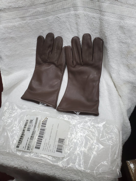 LARGE US Army AGSU Brown Dress Gloves (cb02-25feb03)