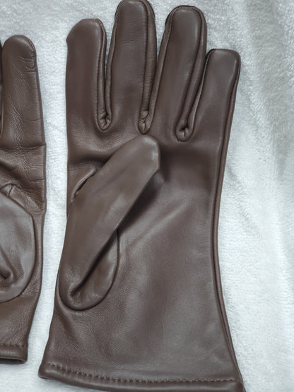 LARGE US Army AGSU Brown Dress Gloves (cb02-25feb03)