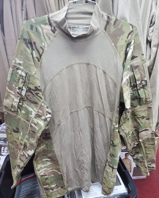 NOS US Army X-Large Turtleneck Type 1 Combat OCP Multicam FRAC Top Shirt (ca11-25jan11)