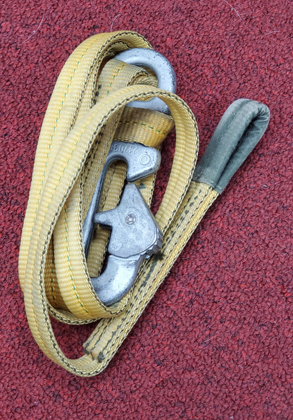 Military T-10 D Parachute 5′ Ft 9″ Static Line Extension with Hardware (ca13-25feb24)
