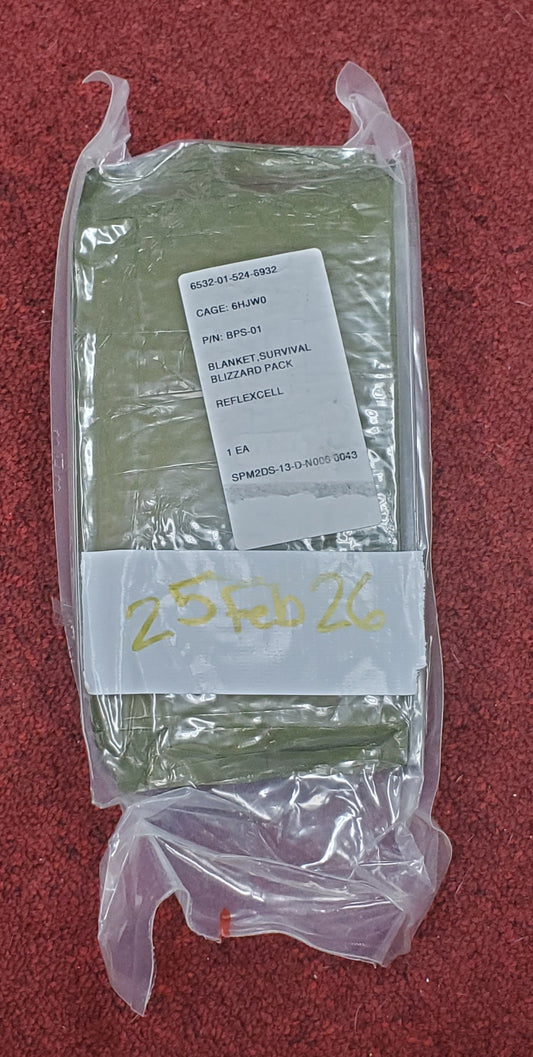 Unopened - Blizzard Survival Blanket Insulating Active Warming System (cb06-25feb26)