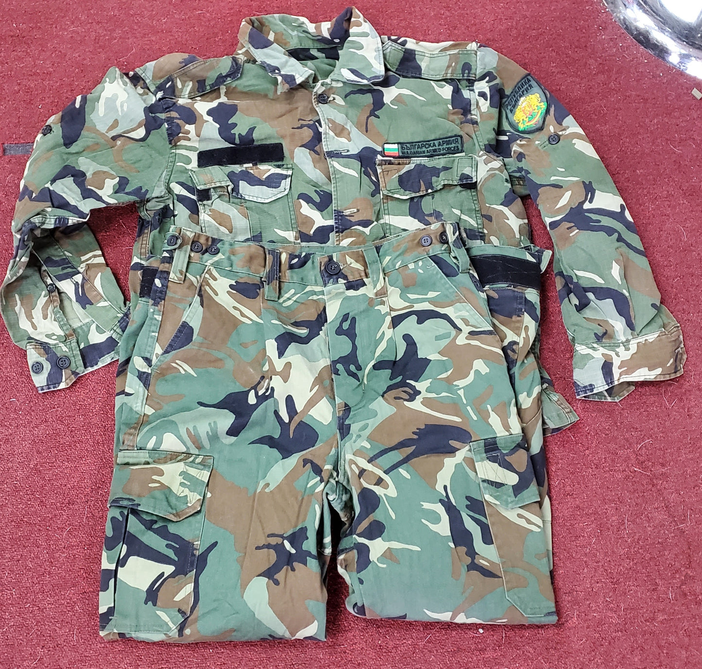 Set of Bulgarian Armed Forces Uniform Top Pants (cb06-25feb28)