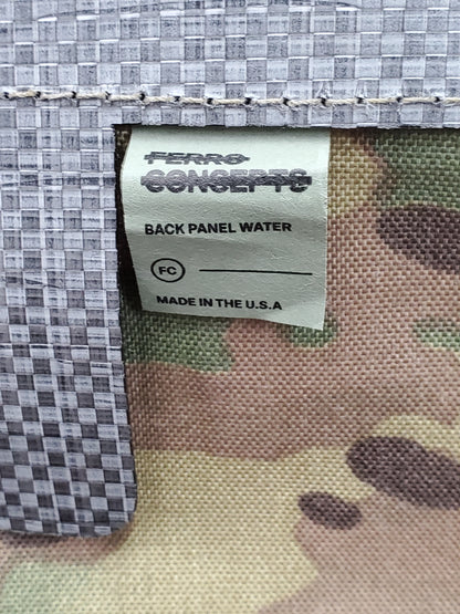 Ferro Concepts Back Panel, Water w Molle Zipper Kit OCP Multicam (cb06-25feb27)