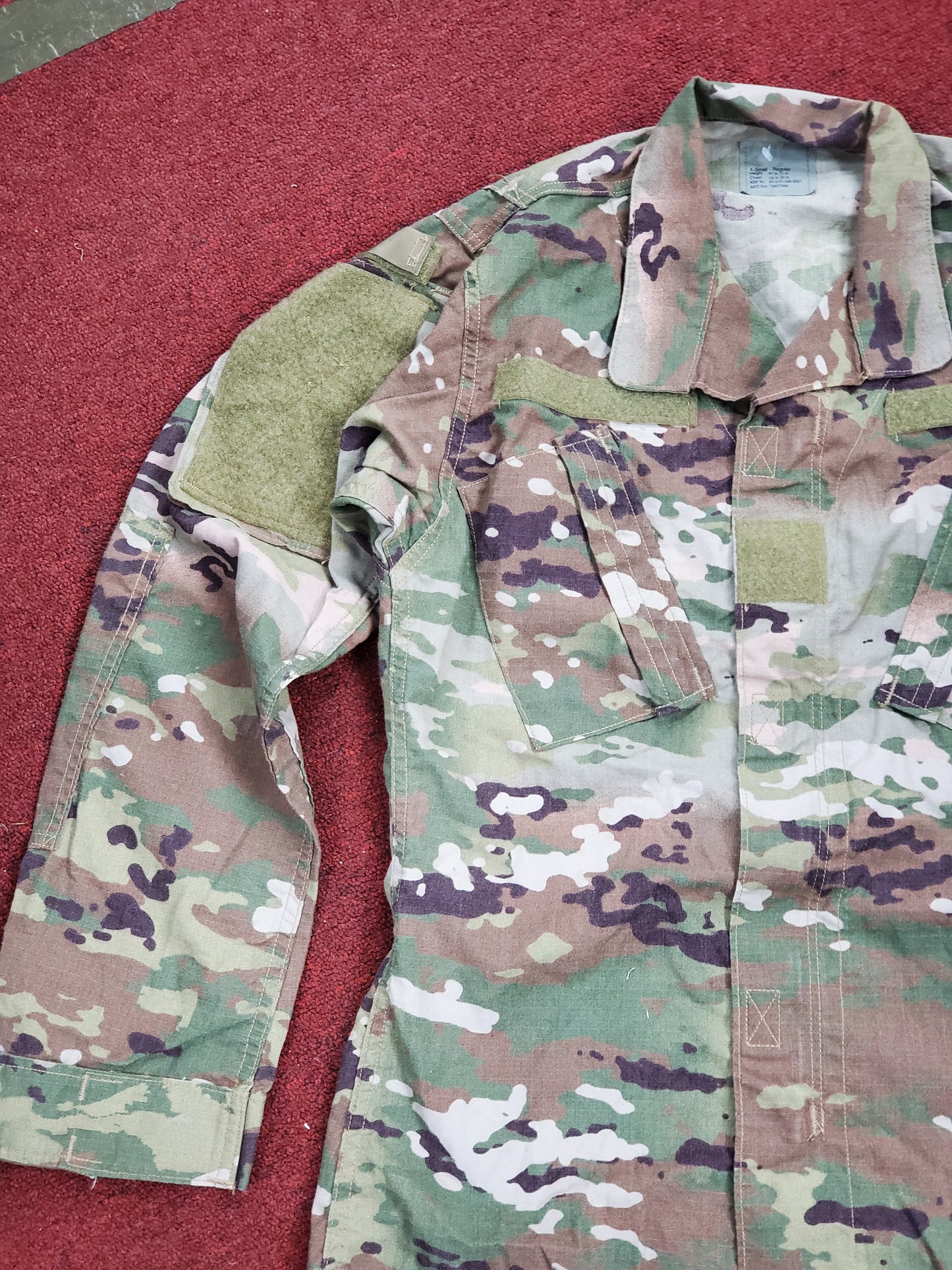 NEW - X-Small Regular OCP Multicam Flame Resistant FRAC Uniform Top Deployment (db12-25feb32)