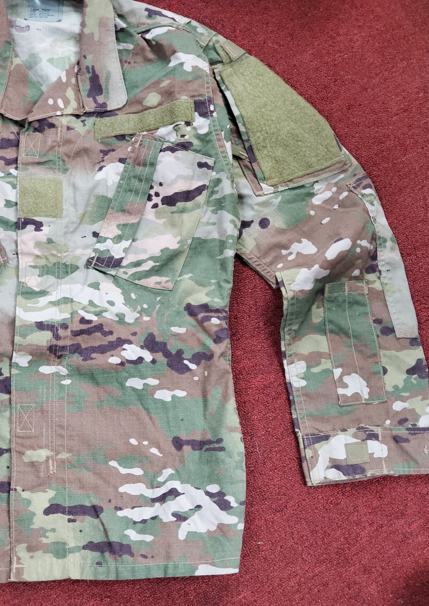 NEW - X-Small Regular OCP Multicam Flame Resistant FRAC Uniform Top Deployment (db12-25feb32)