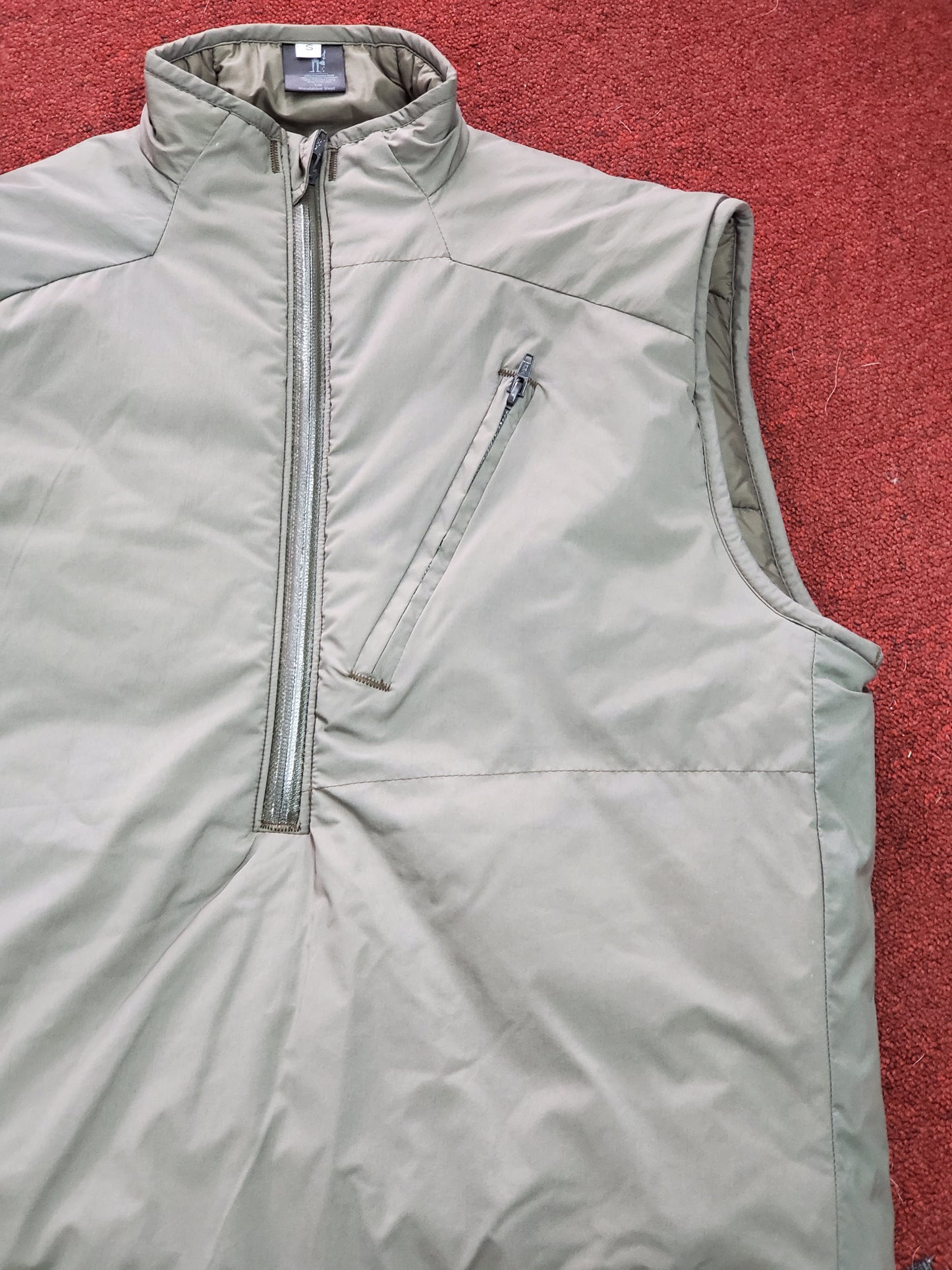 New SMALL Level 7 Quarter Zip Pull-Over Insulated Vest Halys Sekri  L7 (ca13-25feb42)