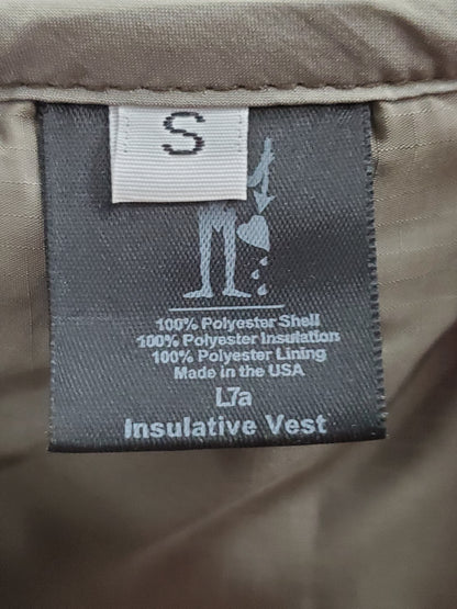 New SMALL Level 7 Quarter Zip Pull-Over Insulated Vest Halys Sekri  L7 (ca13-25feb42)