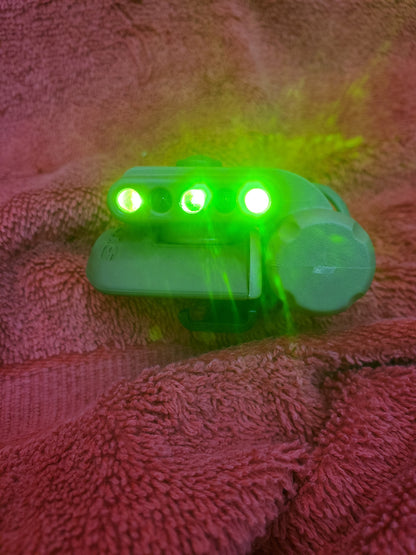 SureFire HL1 Helmet Light Green/Infrared IR w Mount Used (25feb45)