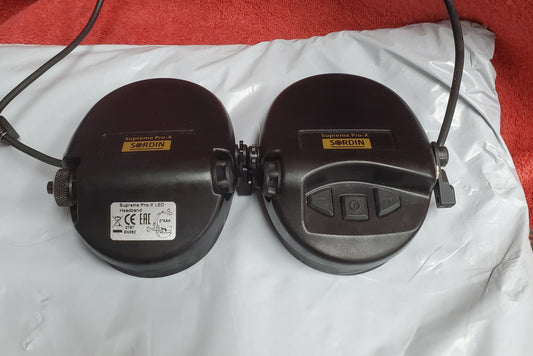 MSA SORDIN Supreme Pro-X Single Communication Headset EAR CUPS ONY (25FEB49)