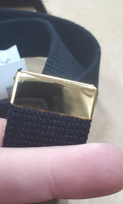 NOS USGI Trouser Dress Belt Brass Tip US Army US Navy w/ Brass Buckle (DA11-25mar01)
