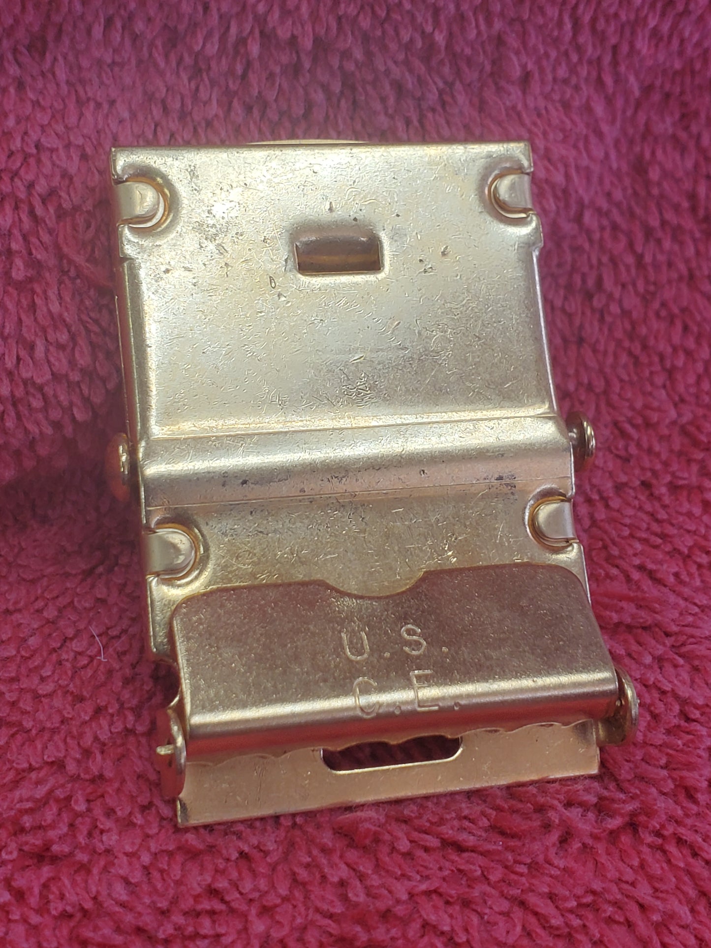 Brass Buckle for Trouser Dress Belt US Army US Navy (DA11-25mar05)