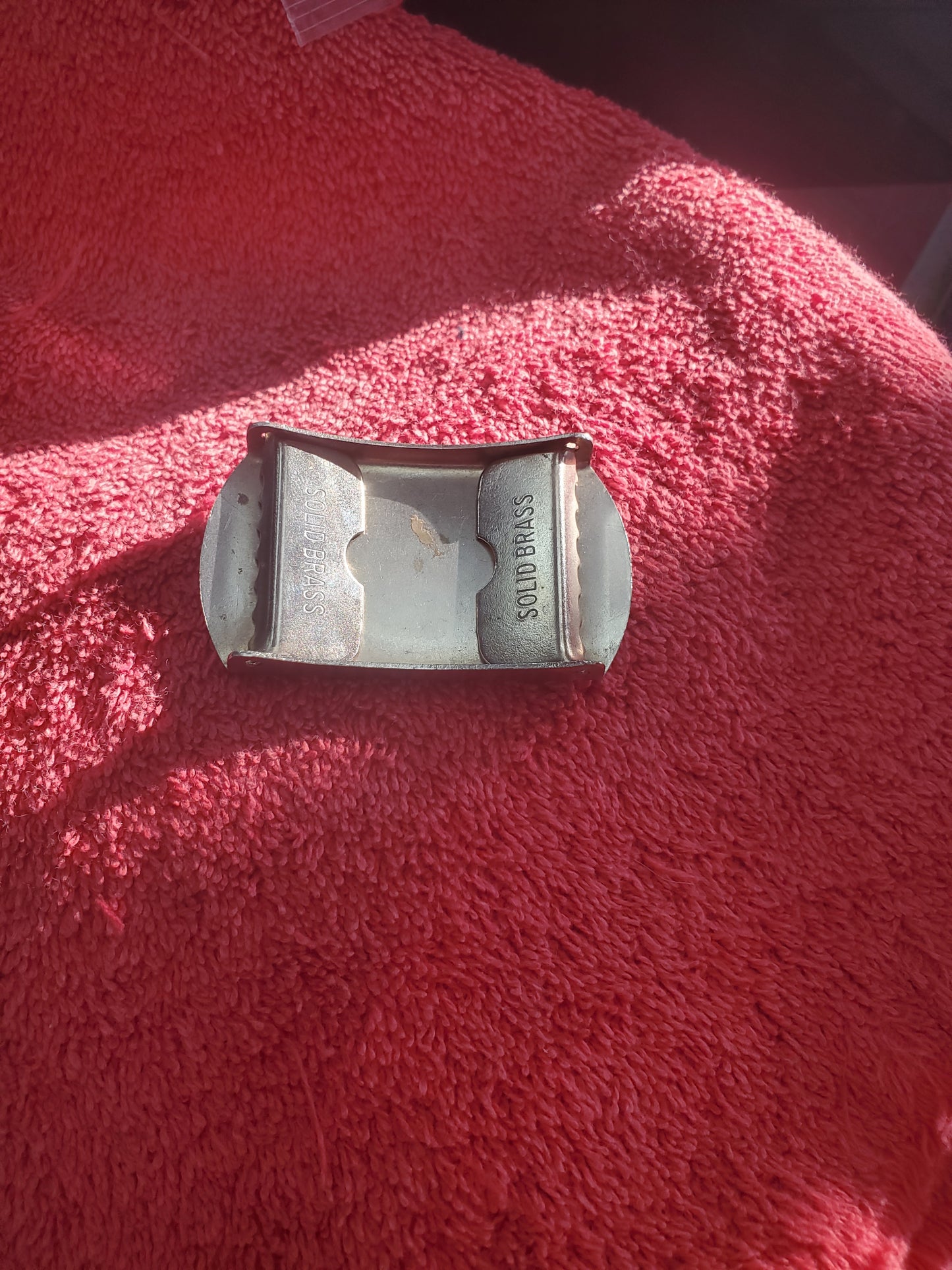 Vintage Ordnance Brass Buckle for Trouser Dress Belt (DA11-25mar07)