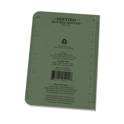 954 3x5 OD Memo Book Side Perfect Bound Rite in the Rain Notebook 3 1/8" x 5" (954)