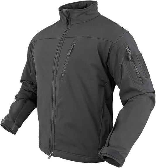 Condor Phantom Soft Shell Jacket Black Good Condition  (j26-PET129)