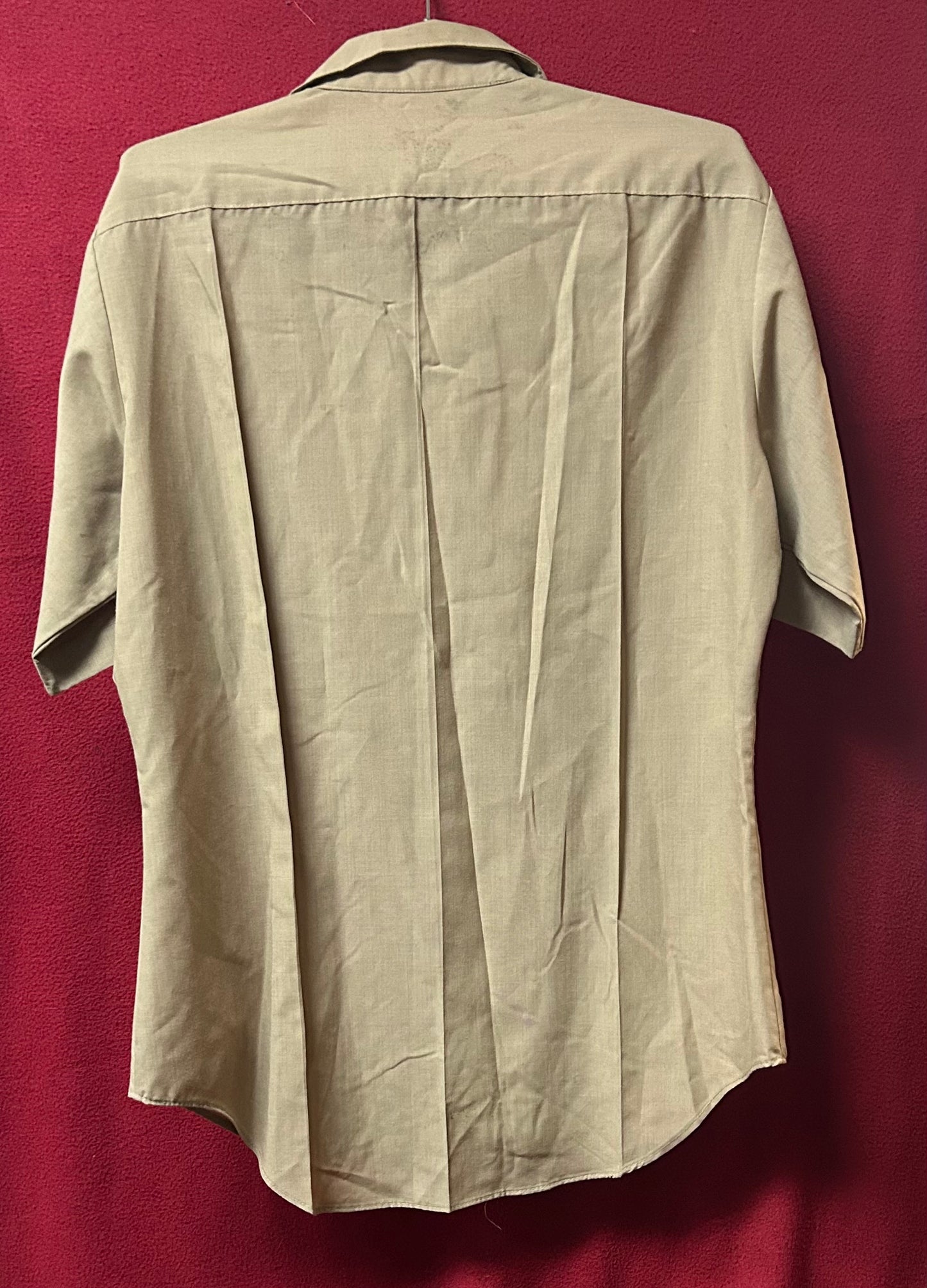 USMC Khaki Mens Tropical Quarter Sleeves 16 (CA02-26Feb15)