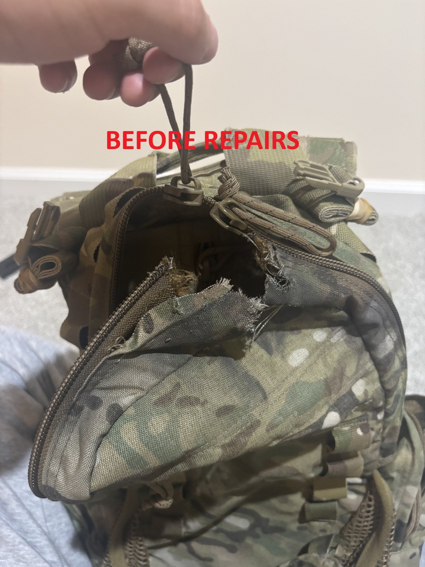 GUSTAVO - Custom Repair Eagle Industries Beavertail Pack