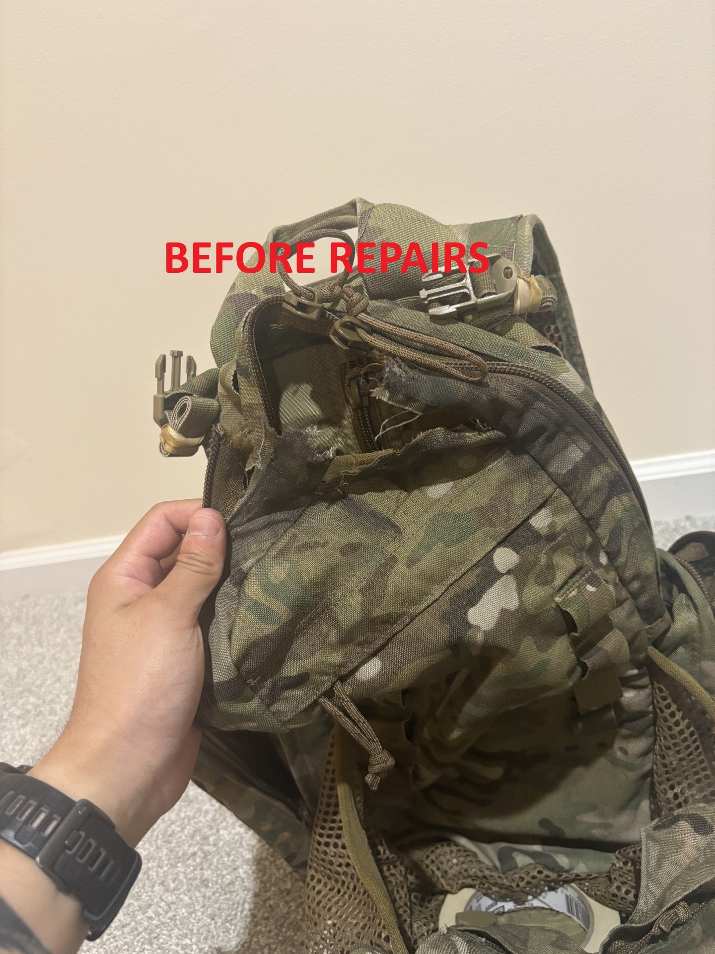 GUSTAVO - Custom Repair Eagle Industries Beavertail Pack
