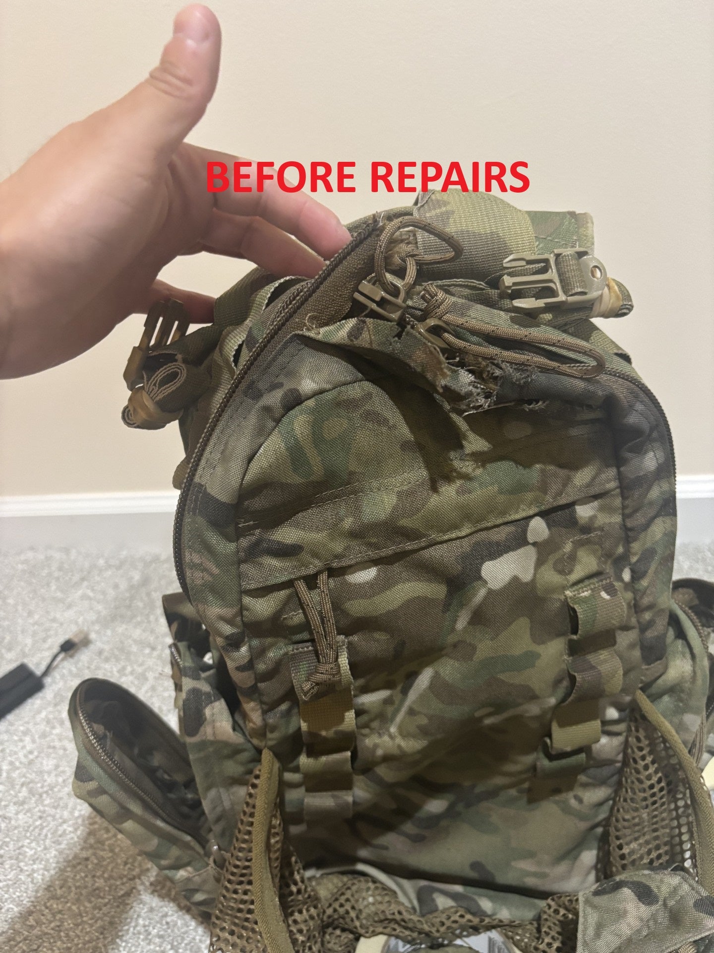 GUSTAVO - Custom Repair Eagle Industries Beavertail Pack