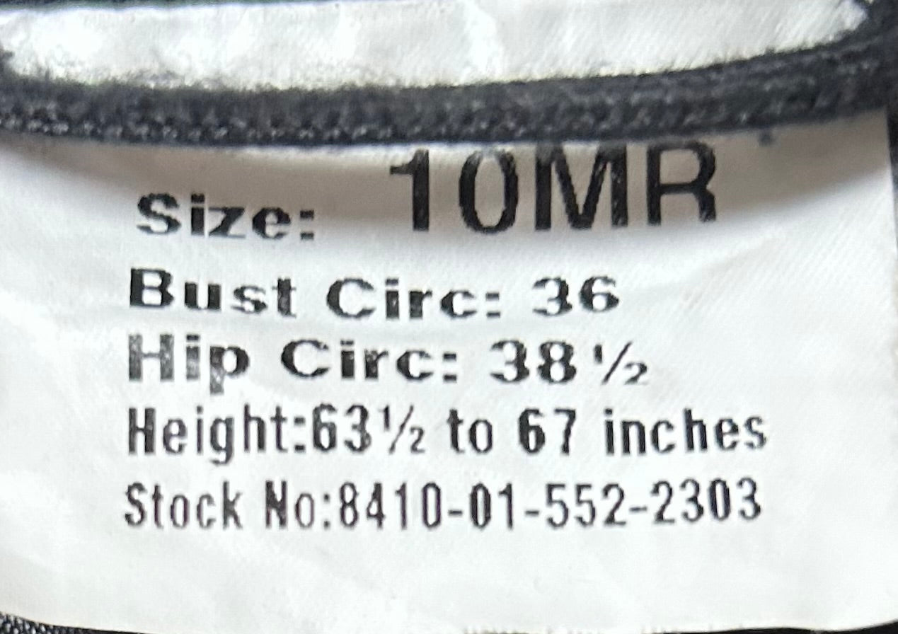 US Army Coat Women's Classic Design Army Blue 450 10MR (FA3-26Feb30)