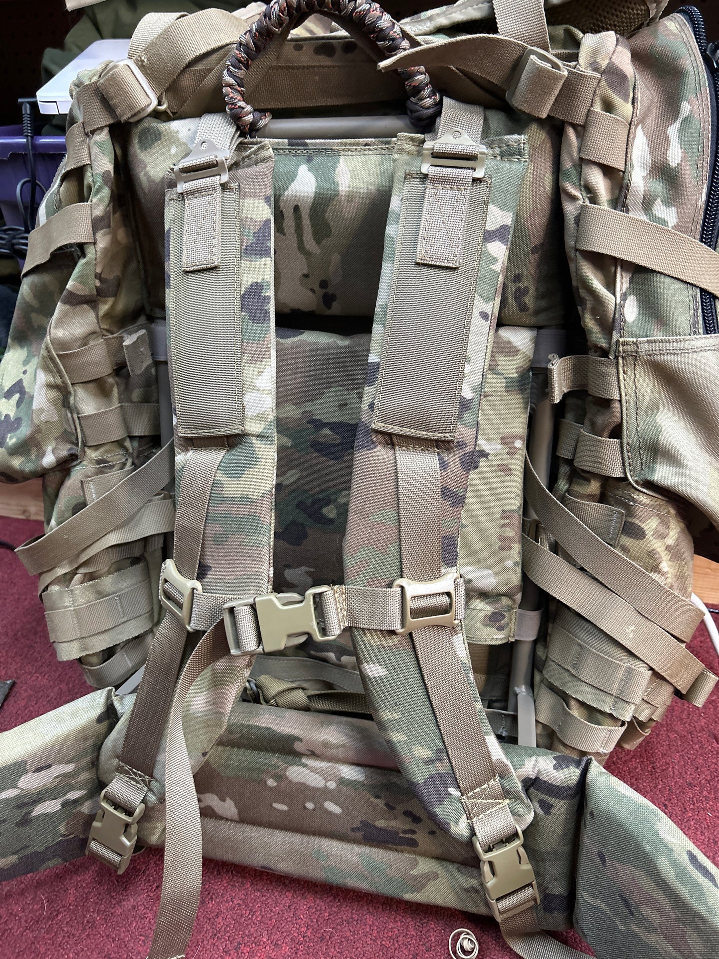 CUSTOM Molle Conversion Large Molle II Ruck Malice Pack T-3 Frame, Shoulder Kidney COMPLETE LC-3 (lc3)