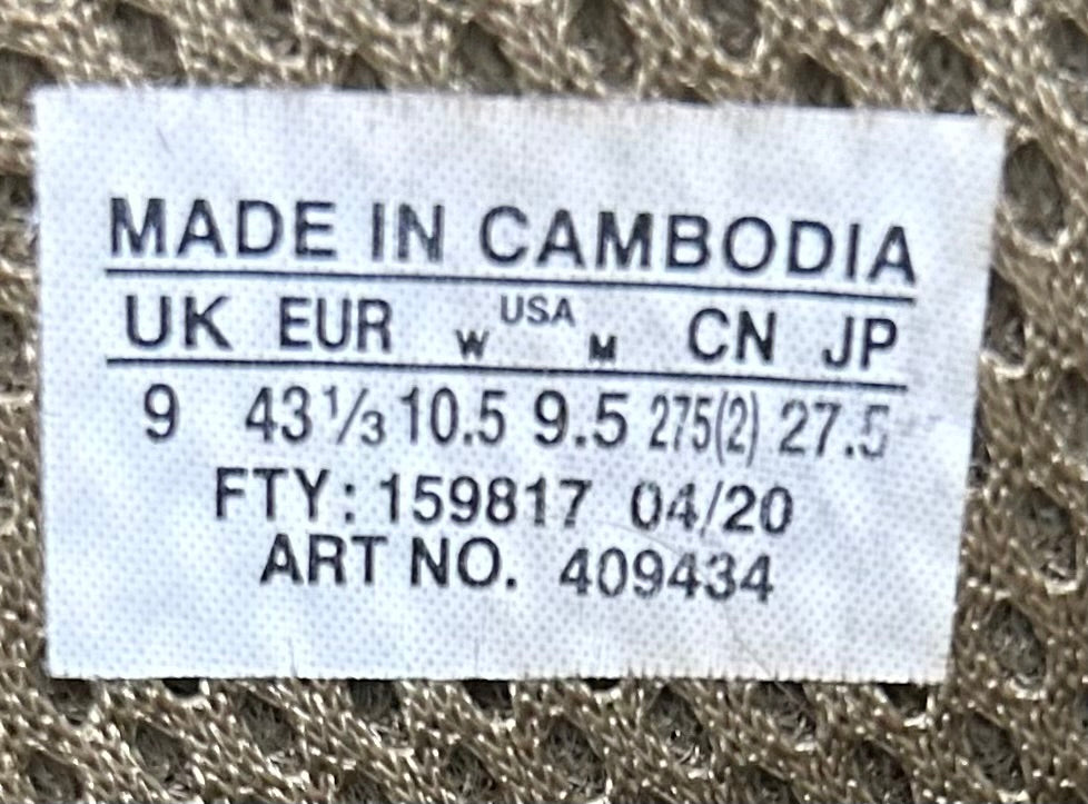 US Army 9.5 M 10.5 WM Solomon Quest 4D Coyote Goretex Forces (26Jul31)