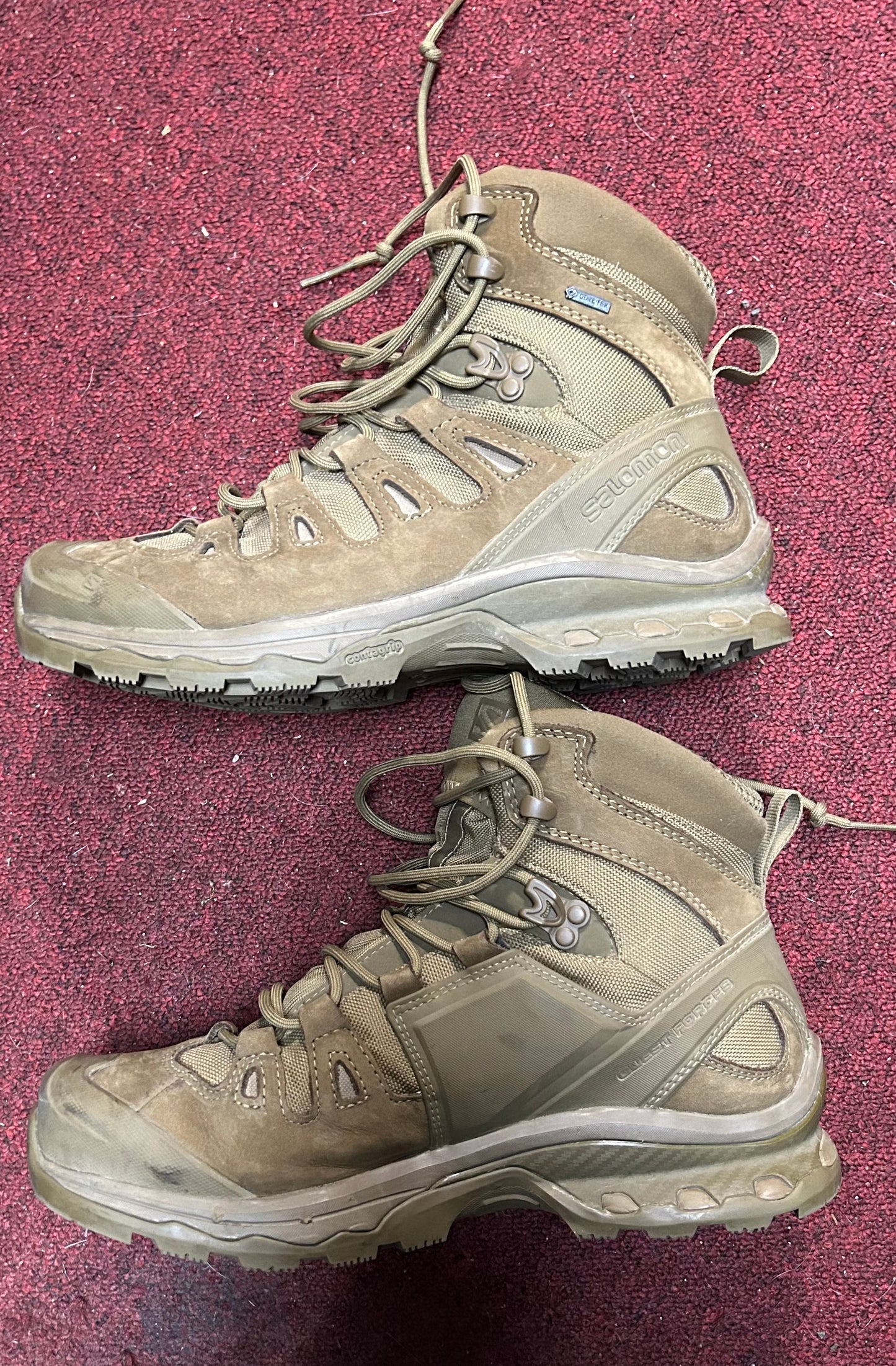US Army 9.5 M 10.5 WM Solomon Quest 4D Coyote Goretex Forces (26Jul31)
