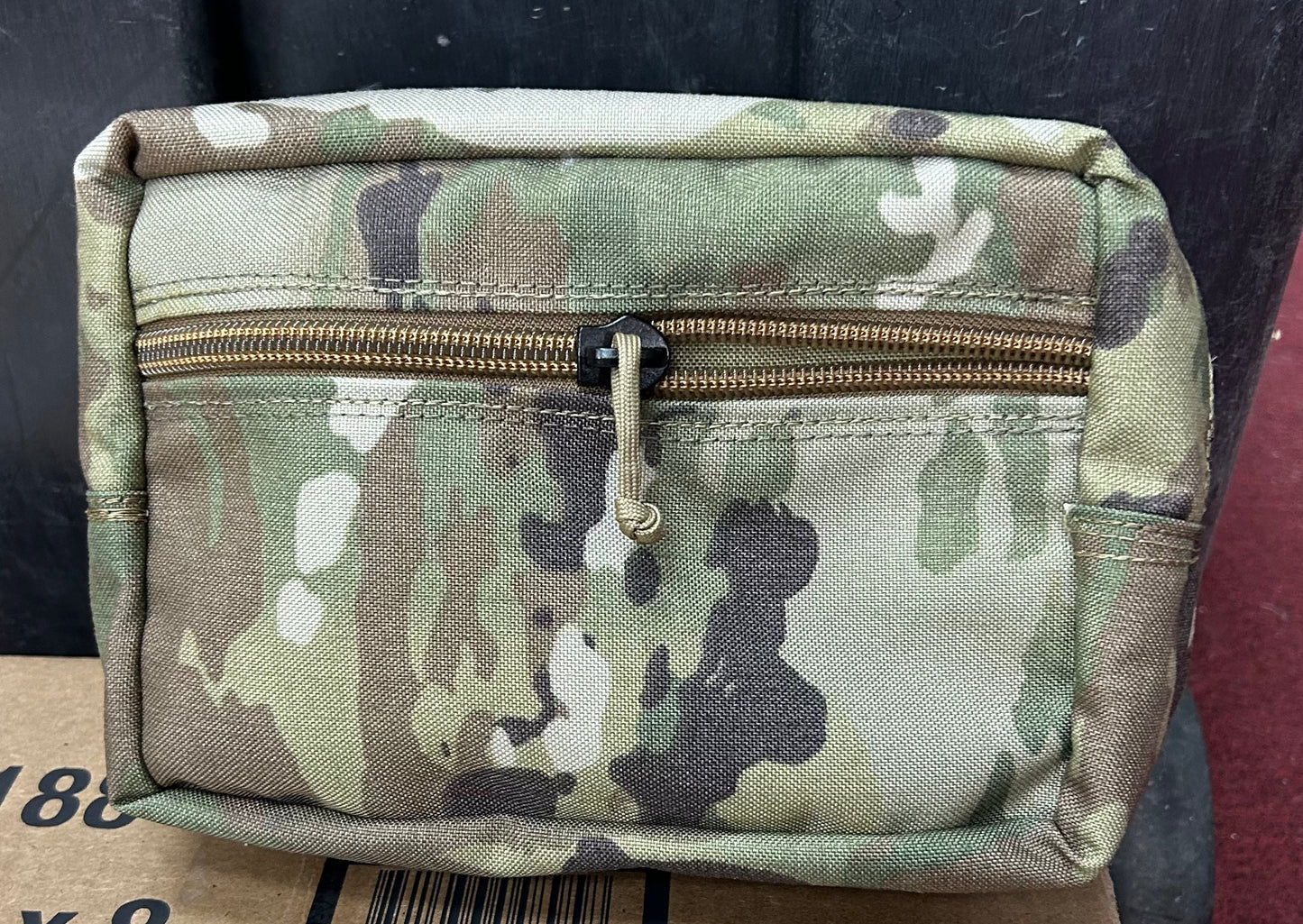 Pirate 6x9x4 Double Zipper Molle Pouch General Purpose Admin Medic OCP Multicam (v1-Pirate)