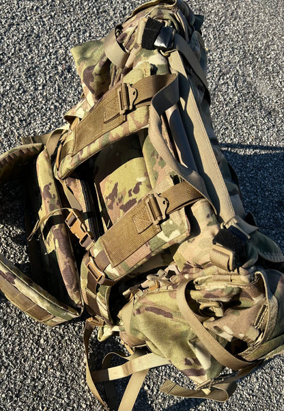 PROUT - CUSTOM Molle Conversion Large Ruck Alice Malice Pack Frame Shoulder Kidney COMPLETE